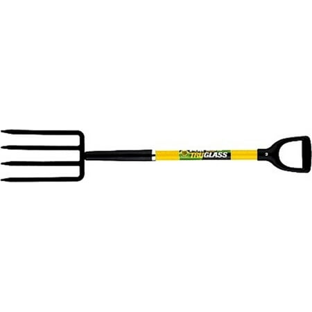 Fork,Spading 4-Tine D-Hdl Fbgl (Best Garden Hand Fork)