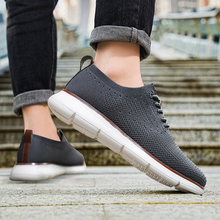 Salomon Shoes Men Men's Rhnestones Slp-on Breathable Dress Shoes