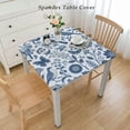 thumbnail image 2 of nygtbtfer Tablecloth Blue White Flower Table Cloth Table Cover for Table Decor,, 2 of 7