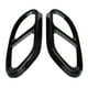 thumbnail image 5 of Cubierta del tubo de escape Bling Bling Acero inoxidable Plateado/Negro 1 par, 5 of 12