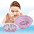 thumbnail image 4 of romoty Foldable Silicone Facial Ice Bath Bowl with Built-in 37-Well Honeycomb Ice Mold, Collapsible Skin Icing Basin for Facial Cooling, Depuffing & Pore Tightening, 4 of 7
