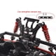 thumbnail image 5 of Amortiguador Trasero de Fibra de Carbono para DF-02 Escala 1:10 Accesorios de Coche RC, 5 of 9