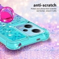 thumbnail image 4 of Slim Fit Phone Case for Redmi Note 12 4G, Bling Shiny Quicksand Effect TPU Bumper Case with Four Corners Heavy Anti-Fall Protection for Redmi Note 12 4G,Blue Purple, 4 of 7