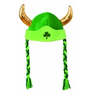 St Patrick's Day Green Viking Hat