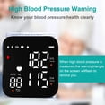 thumbnail image 6 of IESWKP Blood Pressure Monitor, Wrist Blood Pressure Monitor with Large LED Display Automatic Voice Broadcast BP Monitor for Home Use, 2 Users 180 Recordings, 6 of 11