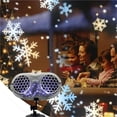 thumbnail image 2 of Christmas Snowfall Projector Light Outdoor Landscape LED Snowflake Projection Lamp ,Easy to Setup, 2 of 6