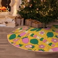 thumbnail image 5 of Balery Strawberry Printed Christmas Tree Skirt , Merry Christmas Party Christmas Tree Decoration,Adjustable Tree Skirt-36", 5 of 6