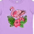 thumbnail image 4 of Inktastic Flamingo with Tropical Flowers Boys or Girls Toddler T-Shirt, 4 of 5