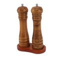 thumbnail image 1 of Molinillo De Pimienta De Madera Con Mecanismo De Precisión: Grosor Ajustable, 6,5 Pulgadas, Conserva El Sabor Y La Textura Originales, Duradero, Multifuncional Para Sal, Comino Y, 1 of 7