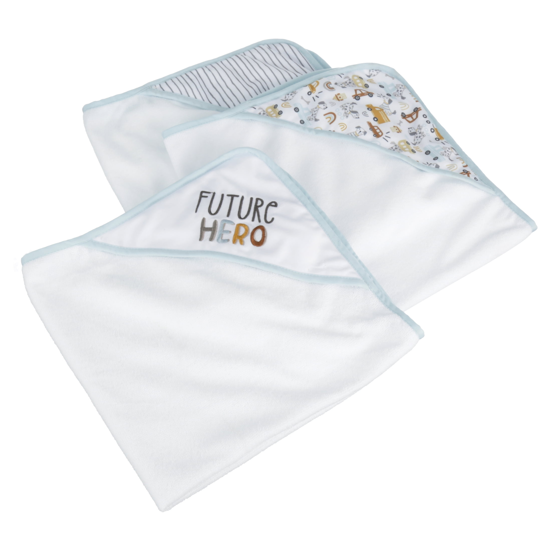 Chick Pea Baby Boy & Toddler Boy 6 PC Bath Set, Sizes Newborn-2T