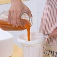 thumbnail image 5 of 1 traditional plastic under Thai tea filter, reusable coffee filter - style:style2;, 5 of 5