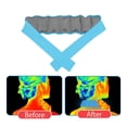 thumbnail image 4 of Yvsxxv Cooling Bandana, Water Absorbent Neck Wrap, Unisex Summer Outdoor Accessory, Grey+Blue, 1 Pc, 4 of 7