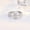 White gold, variant on Four Leaf Clover Ring for Women Featuring Rotating Clover and Sparkling Zircon Accents Adjustable Size Sparkle