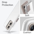 thumbnail image 4 of JETech Slim Fit Case for Motorola Moto G Stylus 5G 2023 (Not fit for 4G or 2022 Version), Soft TPU Thin Protective Phone Cover with Matte Finish, Shockproof (White), 4 of 6