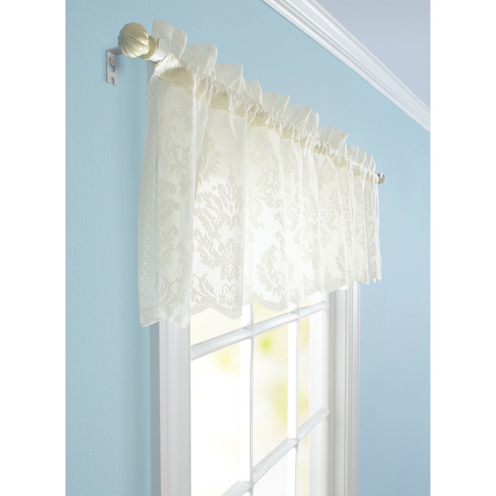 Better Homes&gardens Damask Lace Valance 56x14 Cream