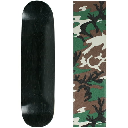 Skateboard Deck Pro 7-Ply Canadian Maple STAINED BLACK With Griptape 7.5  - 8.5 price history on PriceWatchPro