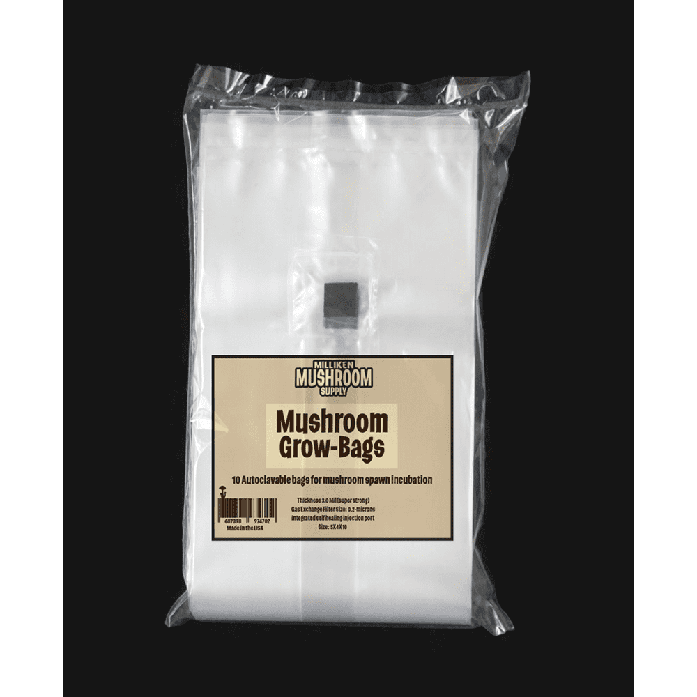 Mushroom Grow Bags with Injection Ports Spawn Bags for Mushroom