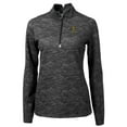 thumbnail image 2 of Women's Cutter & Buck Black Wichita State Shockers Traverse Camo Print Stretch Quarter-Zip Pullover Top, 2 of 3