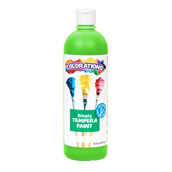 Colorations Paraben-Free Simply Tempera Paint 16 oz. - Light Green