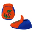 thumbnail image 4 of Newborn & Infant Mitchell & Ness Royal Florida Gators 3-Pack Bodysuit, Bib and Bootie Set, 4 of 4