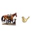 thumbnail image 1 of Figura de caballo,Figura coleccionable de caballo en miniatura,Figura de pájaro,Figura de pájaro dorado,decoración para el hogar,estatua de animal,Estatuas decorativas de pájaros, 1 of 8