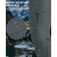 thumbnail image 4 of Mens Hiking Pants Lightweight Nylon Stretch Cargo Work Pants for Men Waterproof with Pockets, 4 of 7