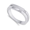 thumbnail image 4 of Sterling Silver Women's Wedding White Cubic Zirconia Ring 925 Band 5mm Jewelry Female Male Size 7, 4 of 4