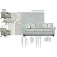 thumbnail image 2 of Southern Home Furnishings Grande Mist Transitional Polypropylene Sofa in Gray, 2 of 10