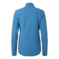 thumbnail image 2 of North End NE725W Women's Spirit Textured Quarter-Zip Pullover-Light Nautical Blue Heather-XL, 2 of 3