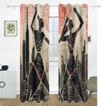 thumbnail image 2 of Indian Sun Houses Black Out Curtains 72 Inch Length Curtains for Sliding Glass Doors Bedroom Living Room 2 Pack, 2 of 6