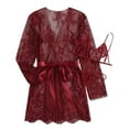 thumbnail image 2 of Fengqque Women's Home Sexy Underwear Lace Up Robe Bikini Top, 2 of 2