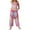 Hot Pink, variant on Fgvctg Valentine's Day Womens Jumpsuit Wide Leg Pant Trendy Overall Love Heart Print Sleeveless Date Night Spaghetti Straps Jumpsuits Rompers Bib Overalls Loose Sprimg Pant With Pockets Pink XL