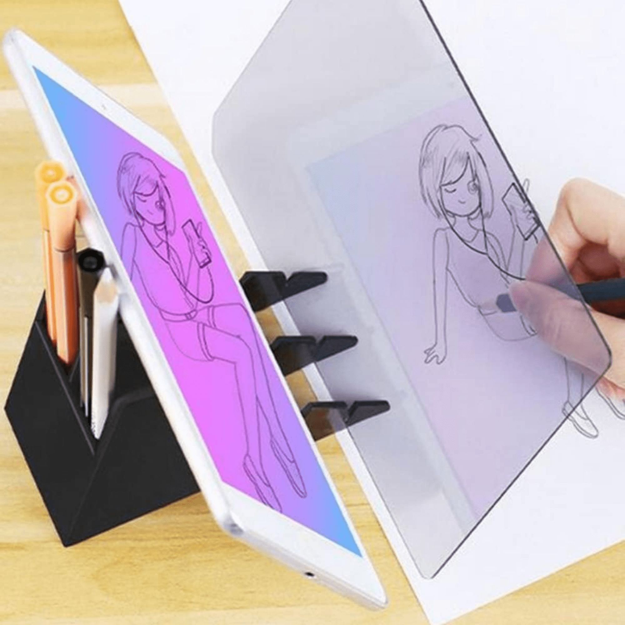 Mirror Image Optical Sketching Drawing Tracing Board – Laxium