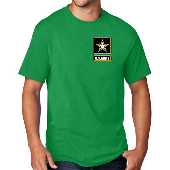 Men's United States Army T-shirt, Large Clover Green