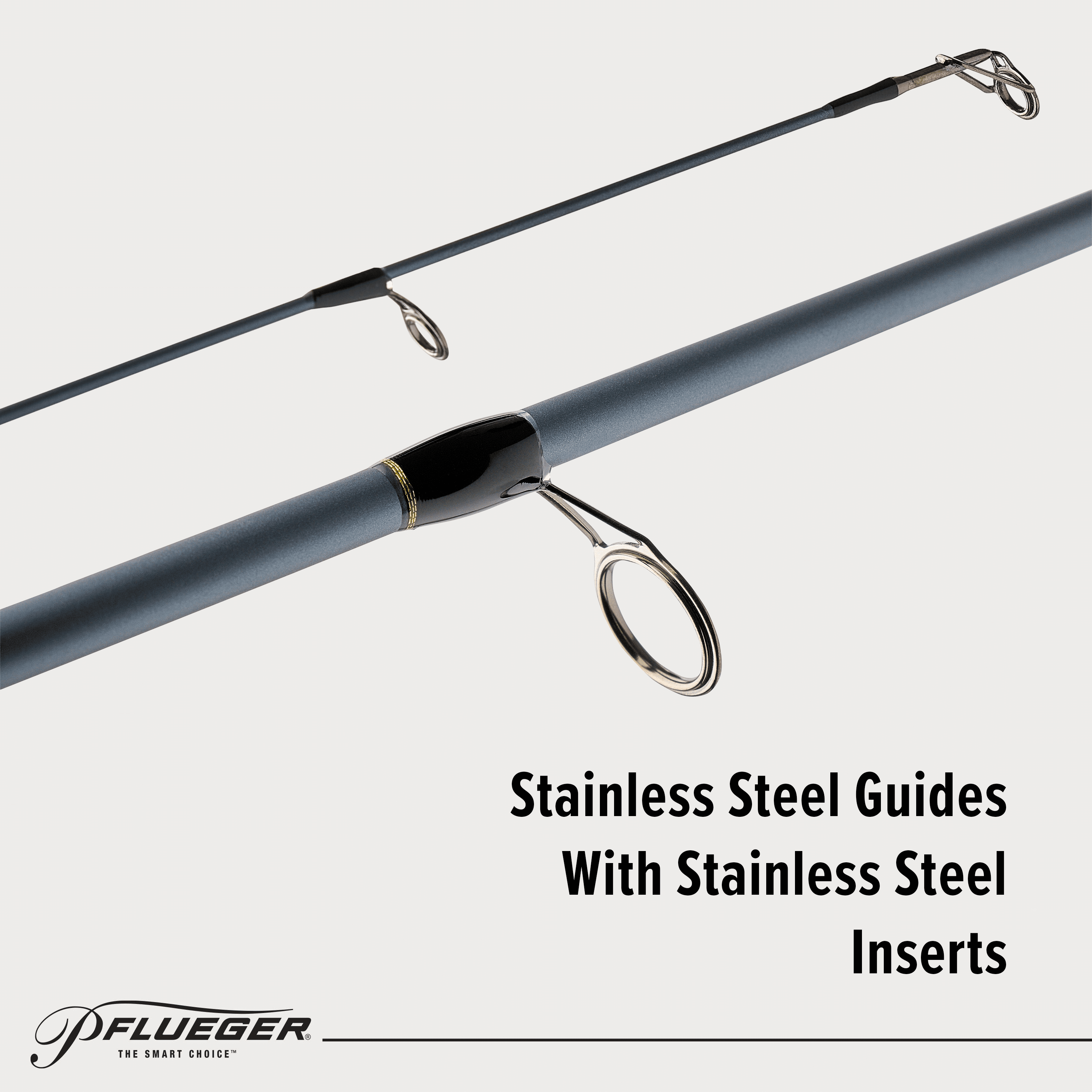Pflueger President Spinning Rod Lightweight Carbon Composite