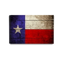 DECORARTS - Texas State Flag Wall Art. Giclee Print on Acid Free Cotton Canvas, Canvas wall art for Wall Decor 36x24