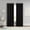 BLACK, variant on Eclipse Solid Thermapanel Room Darkening Grommet 54 x 54 Curtain Panel in Merlot