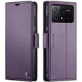thumbnail image 1 of Funda tipo cartera Xiaomi Poco X6 Pro 5G con cierre magnético, RFID, tarjetero, soporte, carga inalámbrica, 1 of 5