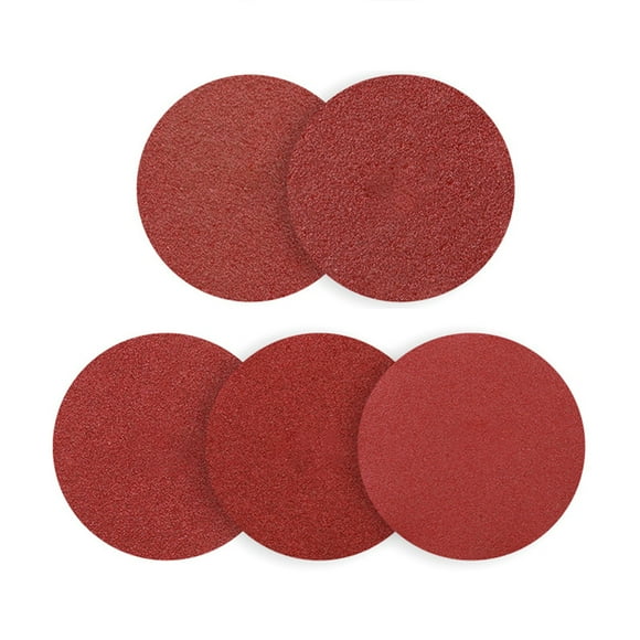 Yeacher 100pcs 5'' Sanding Discs 60 80 100 120 240 Grit Sandpaper Set for Grinding and Polishing