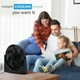 thumbnail image 5 of Comfort Zone PowerCurve 20 in 3-Speed High-Velocity Wall-Mountable Electric Household Fan, 5 of 8