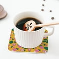 thumbnail image 6 of Kdxio Strawberry Funny Coasters,4 Pcs Leather Coasters,Housewarming Gifts,Protect Furniture from Water Marks Scratch and Damage, 6 of 8