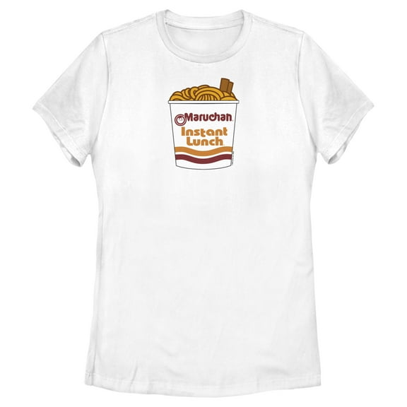 Women's Maruchan Chopstick Instant Noodles Graphic Tee White Medium