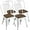 Distressed White, variant on YEXJ Metal Dining Chairs Set of 4, Industrial Stackable Kitchen Chairs with Back for Dining Room/Restaurant/Bistro/Patio, Indoor & Outdoor Use-Steel Seat-Black