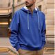 thumbnail image 1 of pstuiky camisas de hombre de manga larga, Blusa informal y moderna de color liso con capucha, manga larga y bolsillos abotonados para hombre tops de invierno para hombre xxxl, 1 of 9