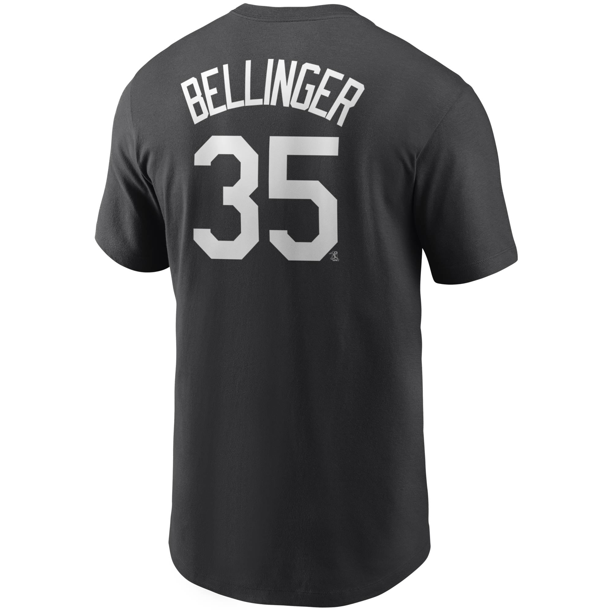 Men's Nike Cody Bellinger Black Los Angeles Dodgers Name & Number