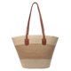 thumbnail image 1 of Bolso Hombro para Mujer Paja Tejido A Rayas Gran Capacidad Ir Compras Y Trabajar, 1 of 9