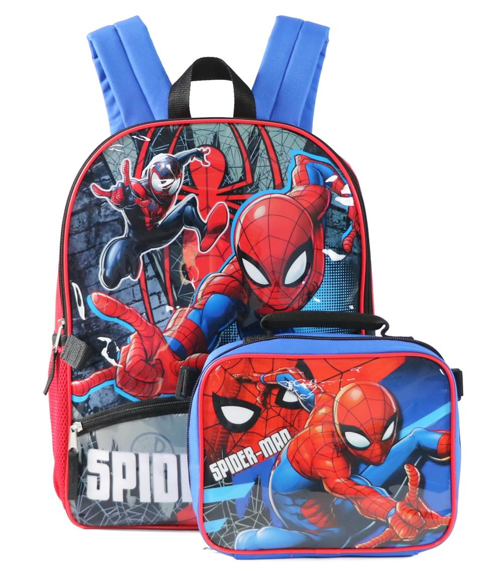 Marvel Spiderman Backpack with Lunchbox - Walmart.com
