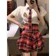 thumbnail image 2 of Uniforme de estudiante a cuadros Vintage, disfraces de escuela secundaria, Cosplay de colegiala, dulce Anime, juego de rol, vestido de espectáculo de animación, ropa, 2 of 5