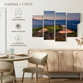thumbnail image 4 of Elephant Stock Pebble Beach Golf Club Wall Art - Horizontal Multi Panel Canvas - Living Room Wall Decor - Sports Multi Panel - Beige And Blue Decor - 24" x 14", 4 of 4