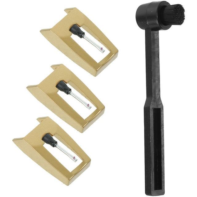 HAMPPLIES 1Set Replacement Record Player Needle Durable Red Pickup Head for Various Turntable Models